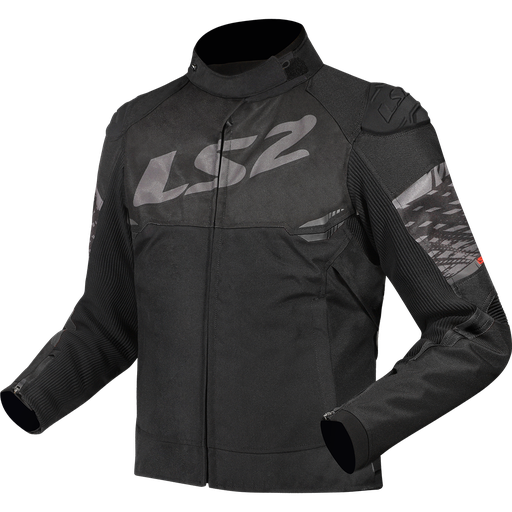LS2 APEX LADY JACKET BLACK DARK GREY