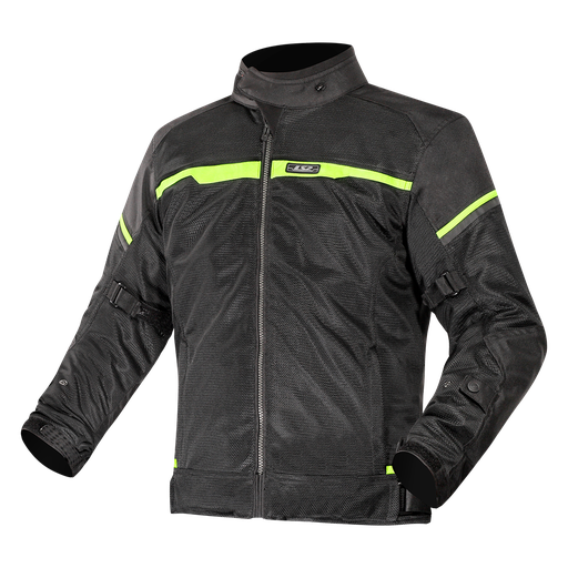 LS2 RIVA LADY JACKET BLACK NEON YELLOW