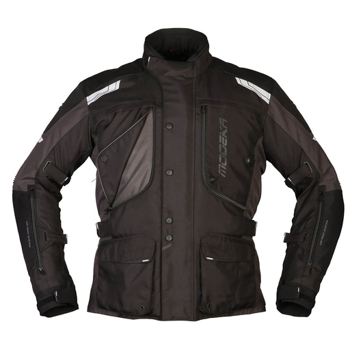 Modeka Aeris Jacket Black/Dark Gray