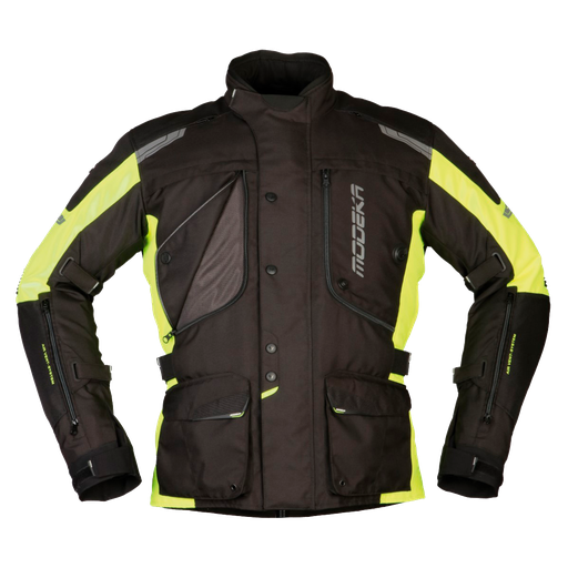 Modeka Aeris Jacket Black/Yellow