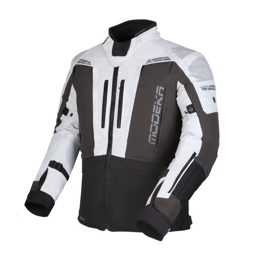 Modeka Hydron Jacket Light Gray/Dark Gray/Black