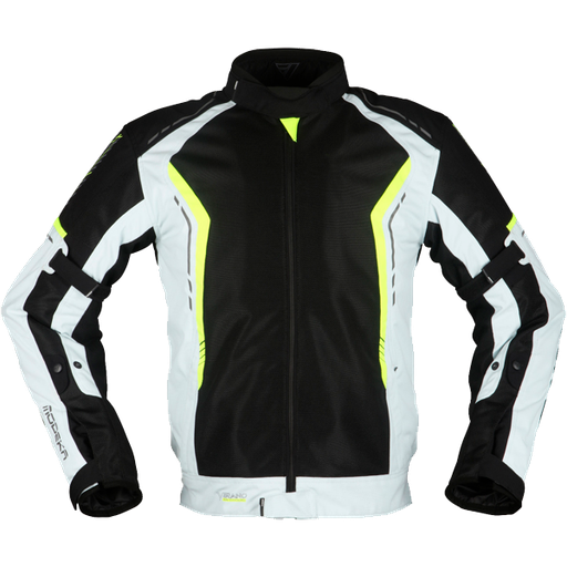 Modeka Khao Air Jacket Black/Light Gray/Yellow