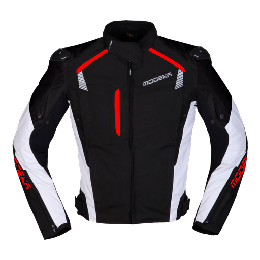 Modeka Lineos Jacket Black/White/Red