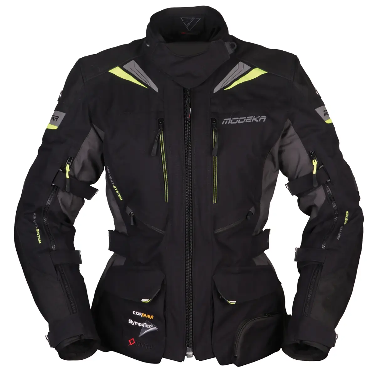 Modeka Panamericana Lady Jacket Black/Yellow