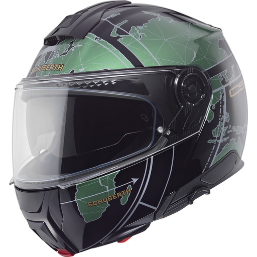 Schuberth C5 Globe Verde Brillo