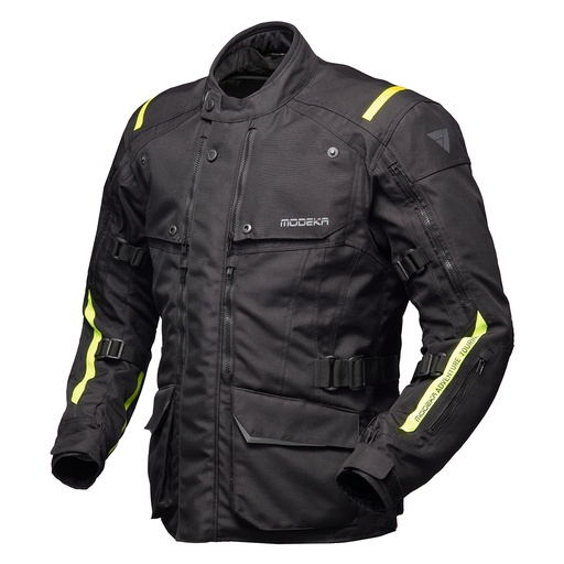 Modeka Jacket Varus Black/Yellow